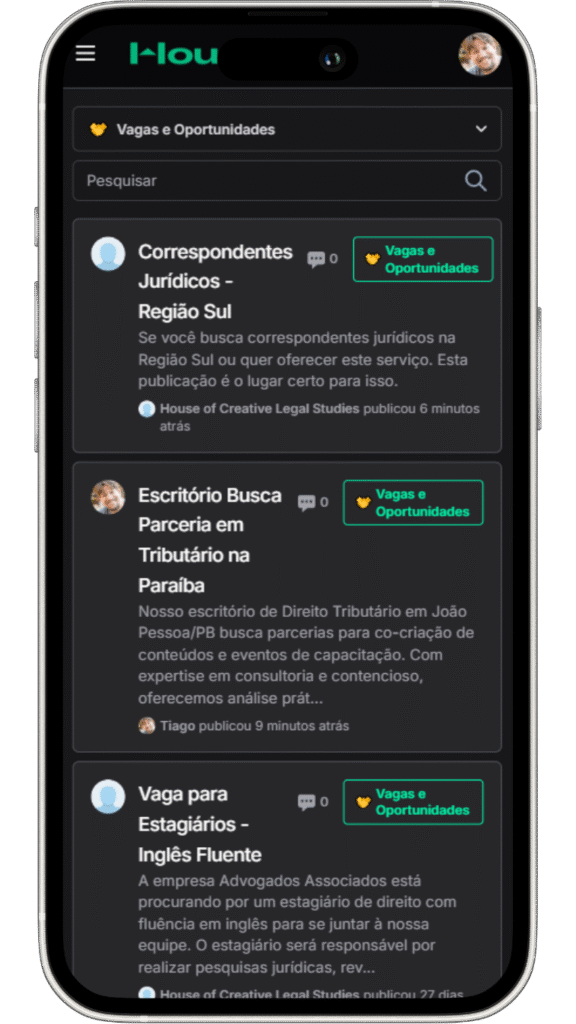 vagas mockup mobile