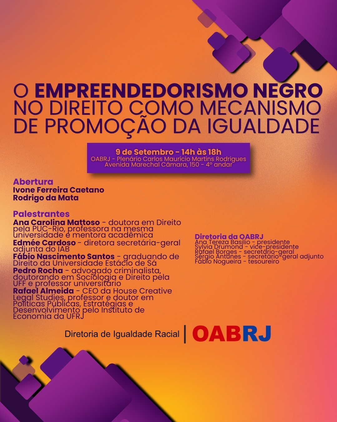oabrj empreendedorismo negro